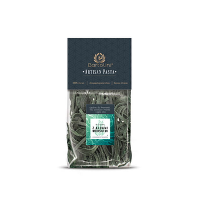 Makaron Bartolini Durum 300g gniazda nr 3 z algami morskimi